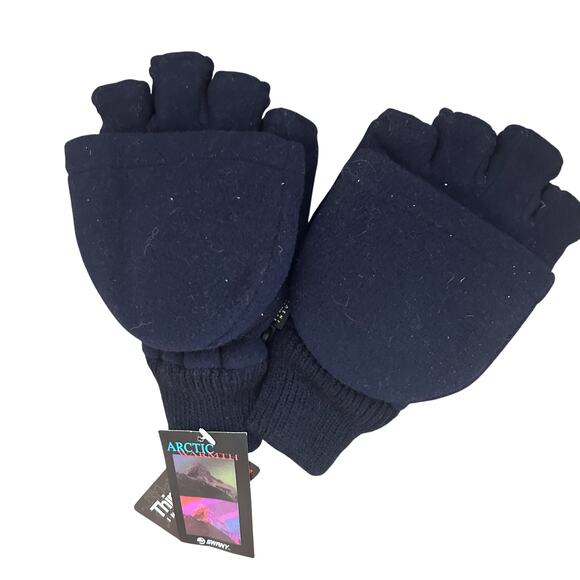 3M Thinsulate Arctic Warmth Black Convertible Gloves Youth XL 12-18 Years NEW - Picture 4 of 5